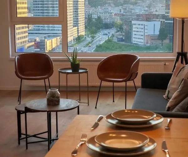 Premium New With Panoramic Castle View Apartament *