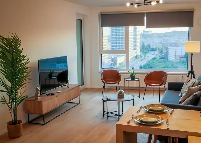 Apartament Premium New With Panoramic Castle View Bratysława